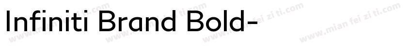 Infiniti Brand Bold字体转换
